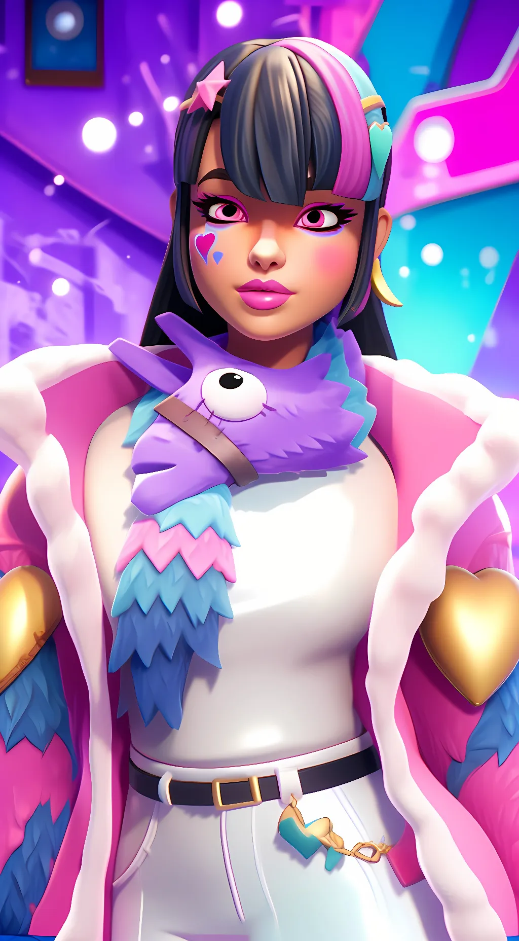 ai character: Dali(Fortnite) background