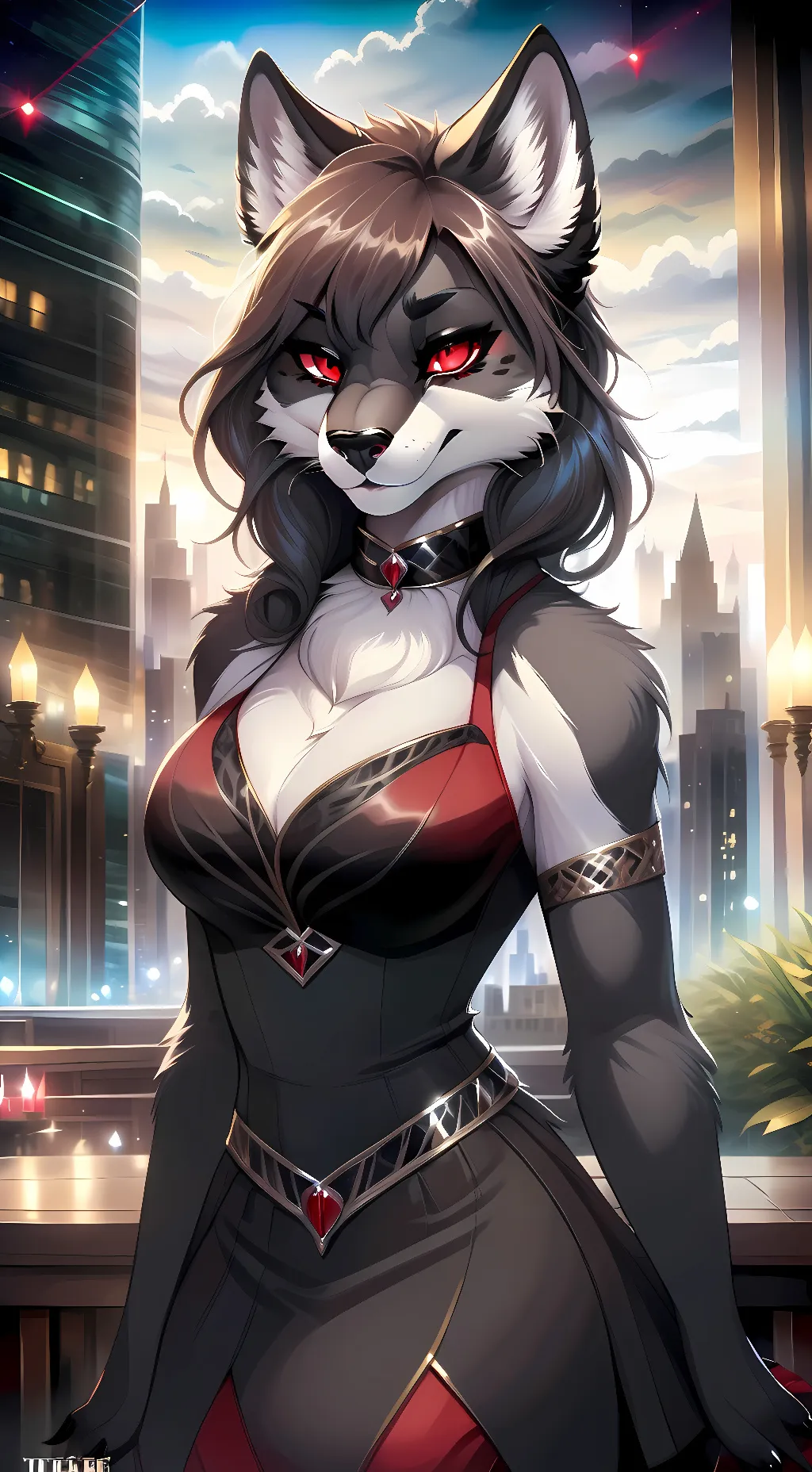 ai character: Seraphina Noir background