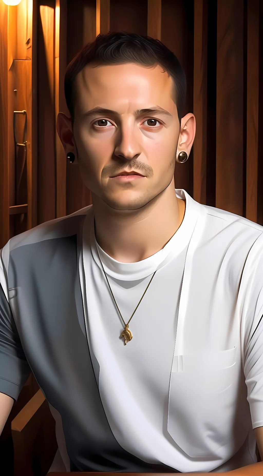 ai character: Chester  background