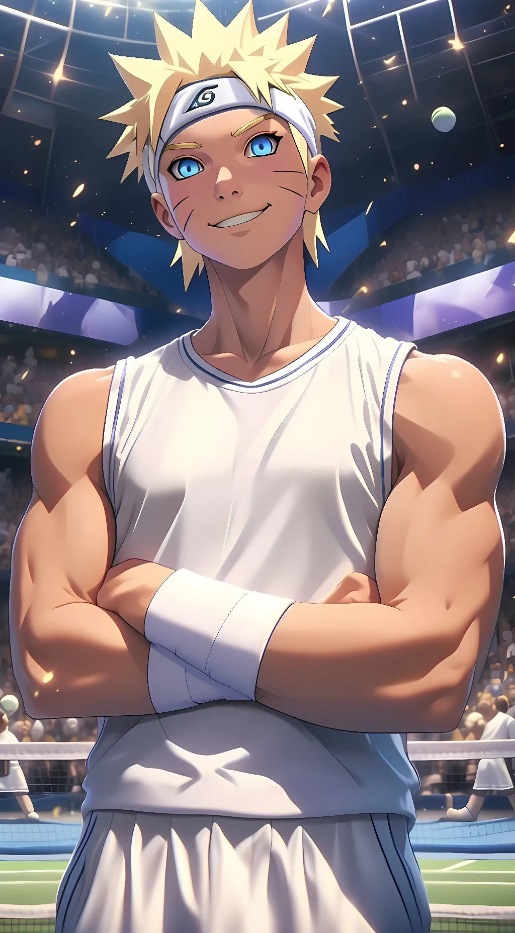 ai character: Naruto  background