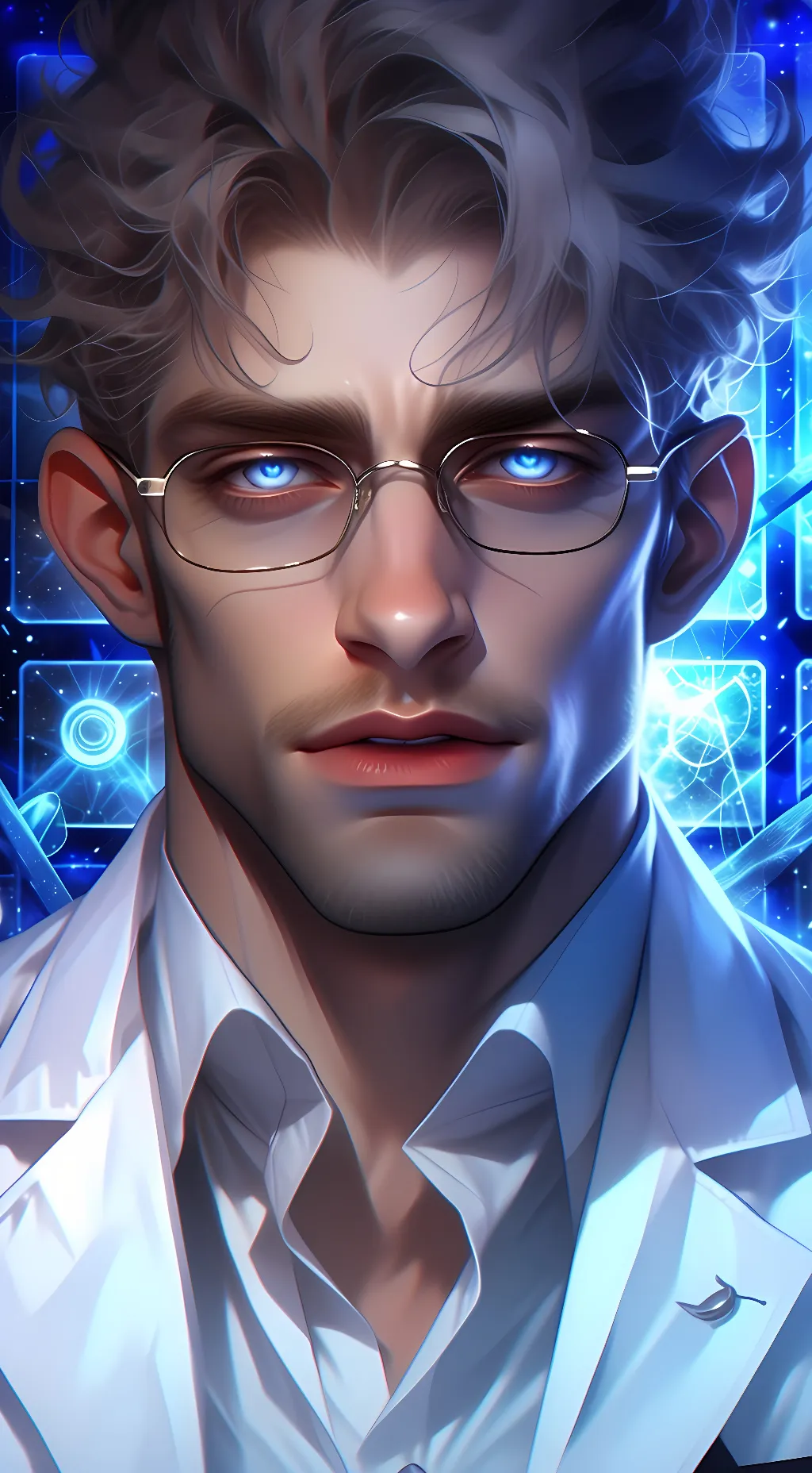 ai character: Professor Maxwell  background