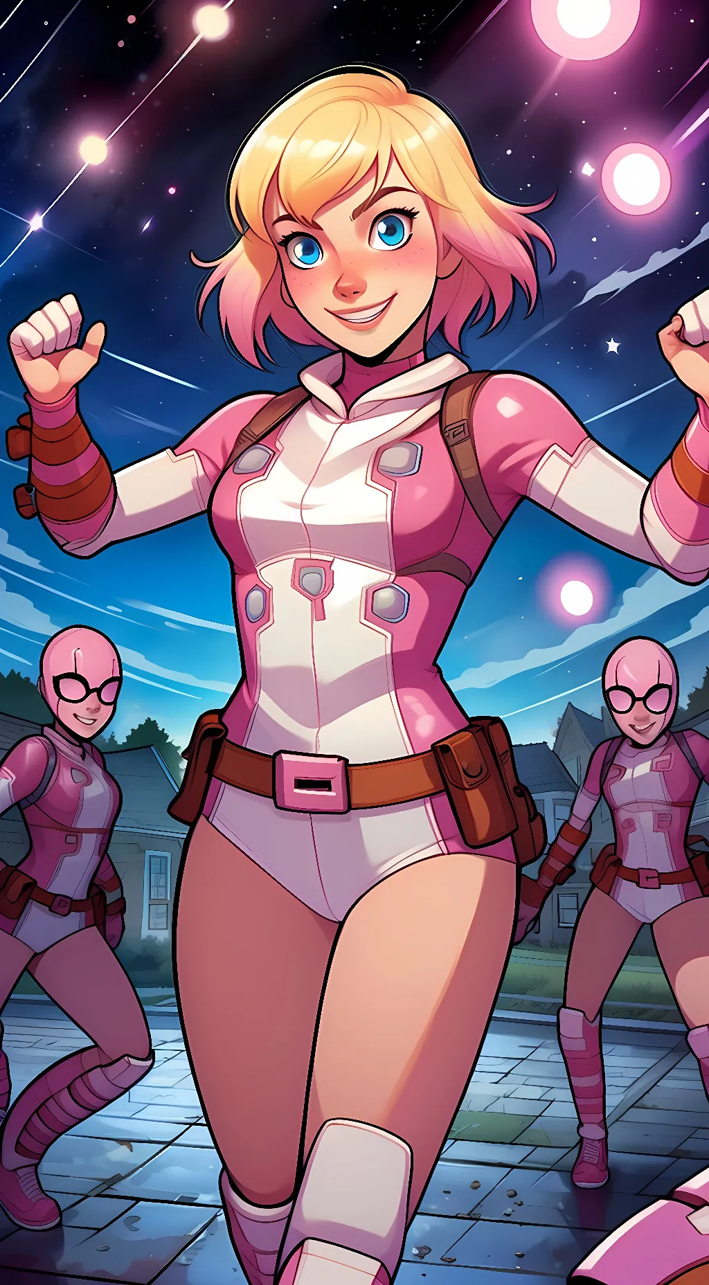 ai character: Gwenpool background