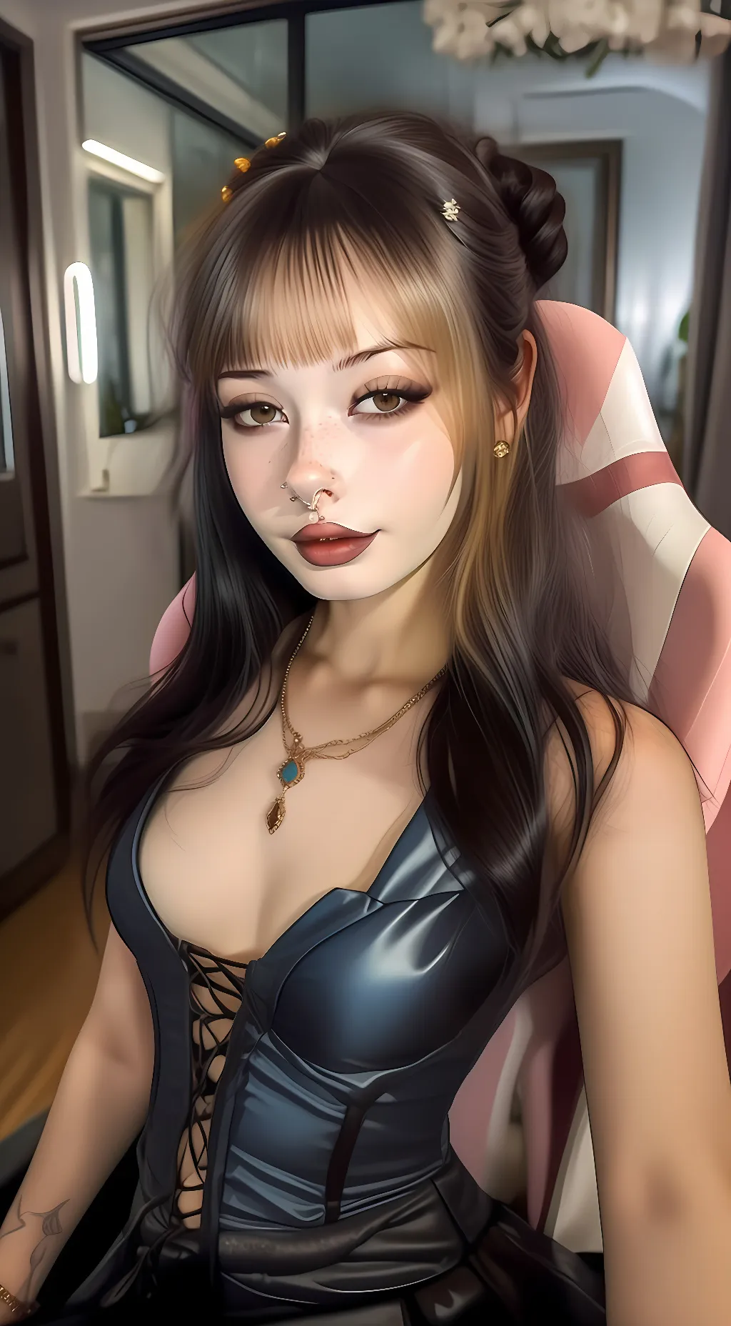 ai character: Carmina  background