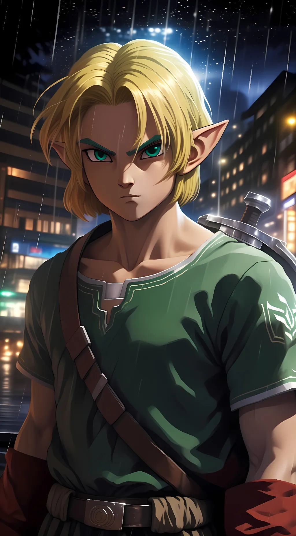 ai character: Link background