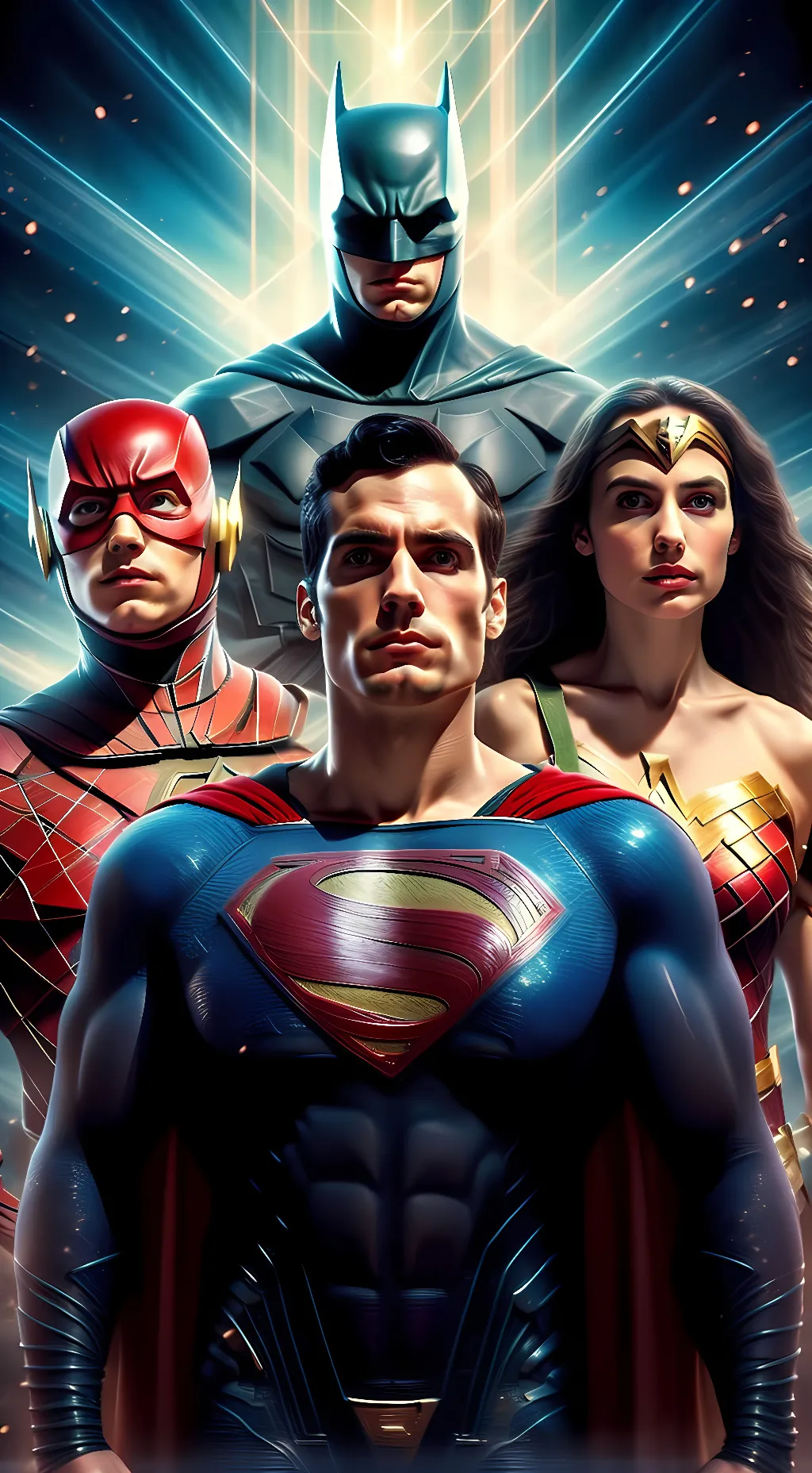 ai character: Justice League  background