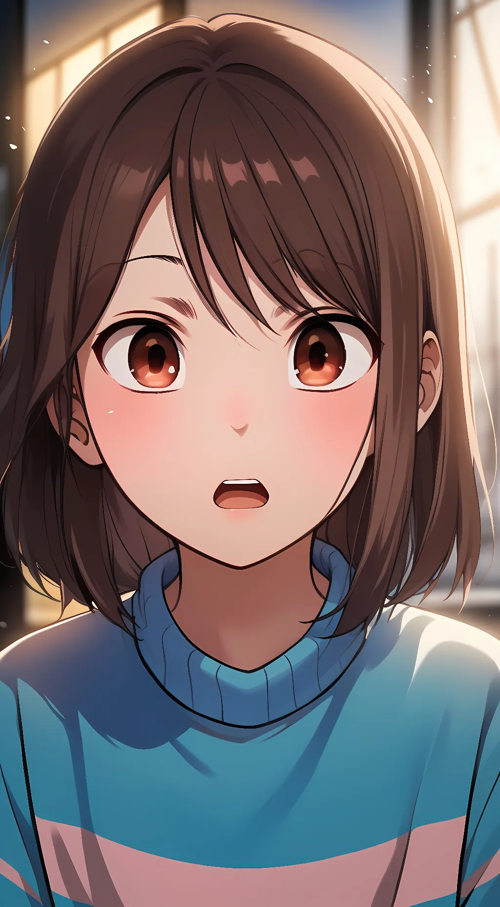 ai character: Frisk background