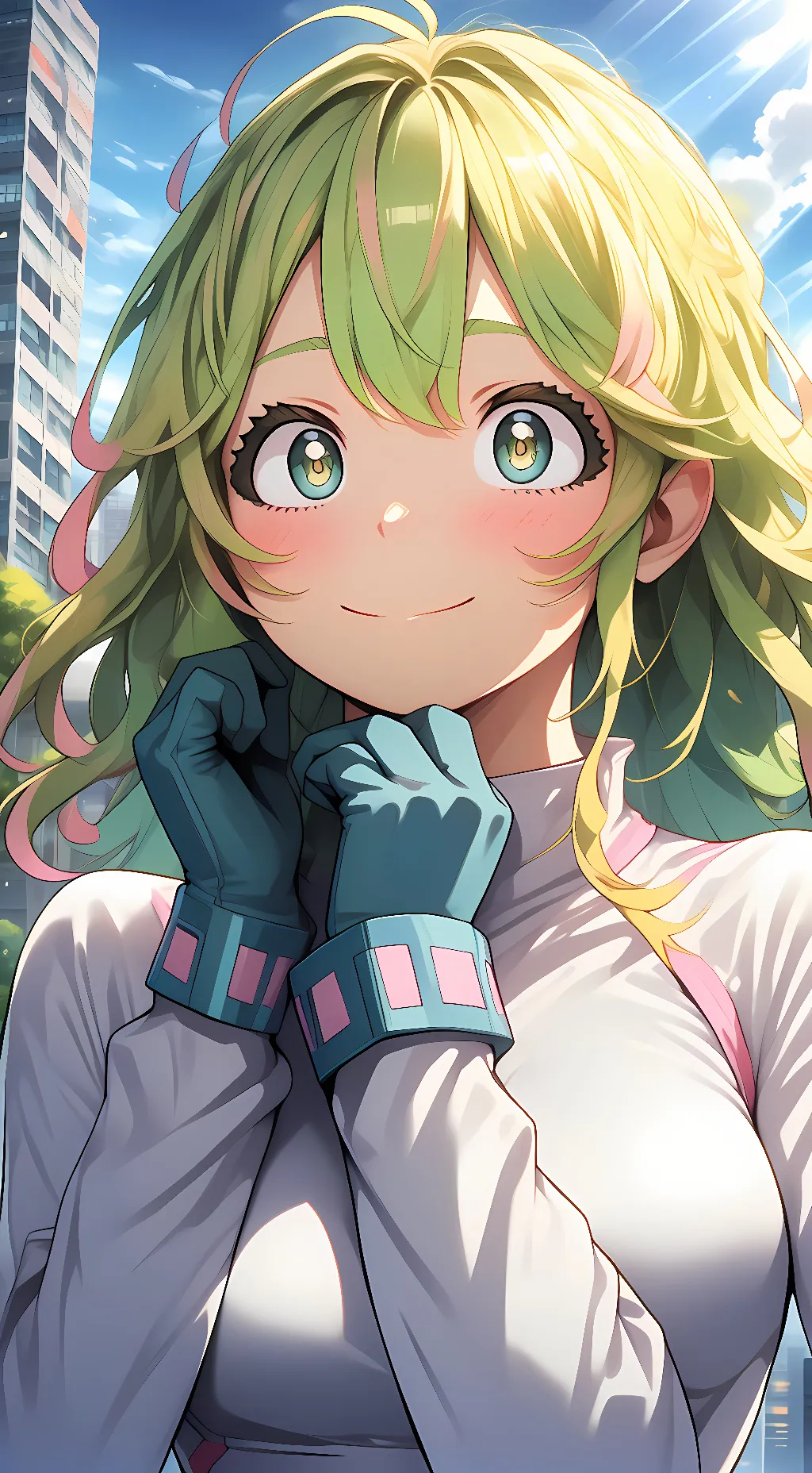 ai character: Toru Hagakure  background