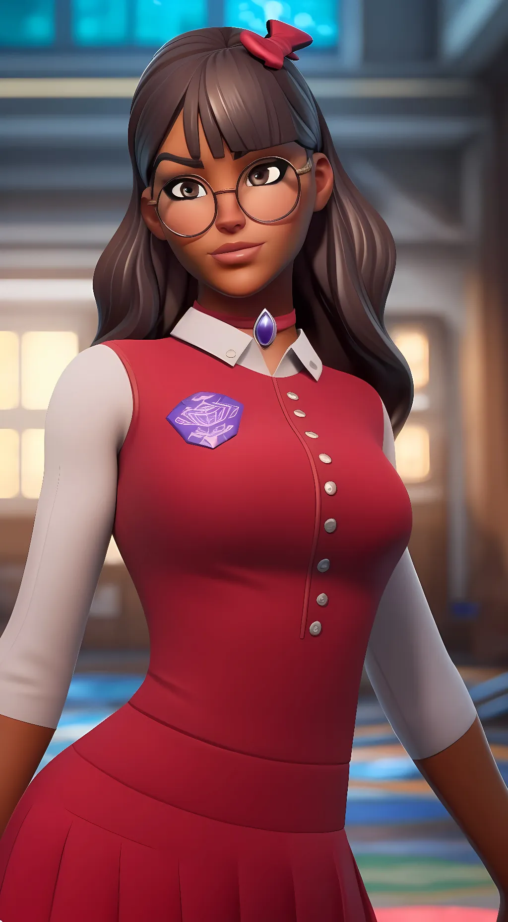 ai character: Isabelle(Fortnite) background