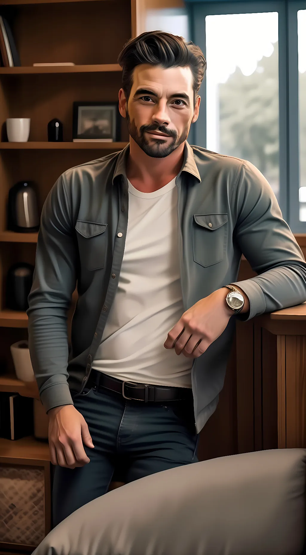 ai character: Ur dad, Dean Stone background