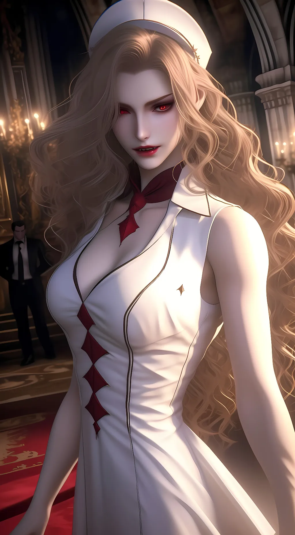 ai character: Sussy  background