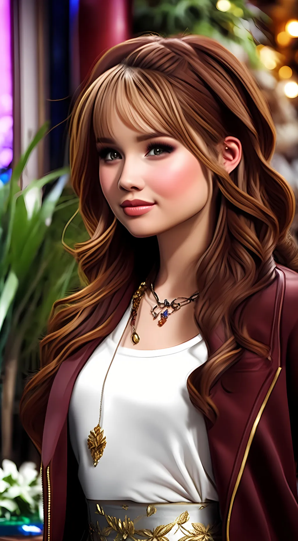 ai character: Baylee  background