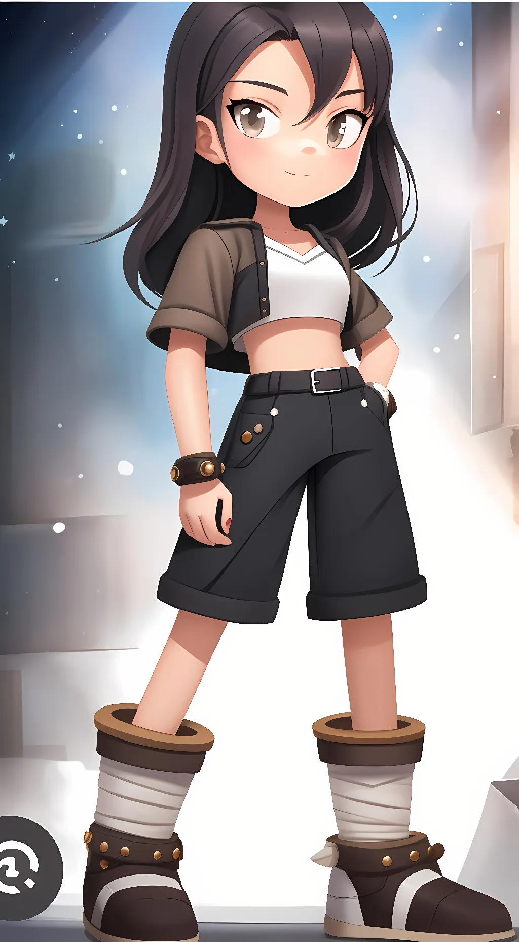 ai character: Sandra the Ninja background