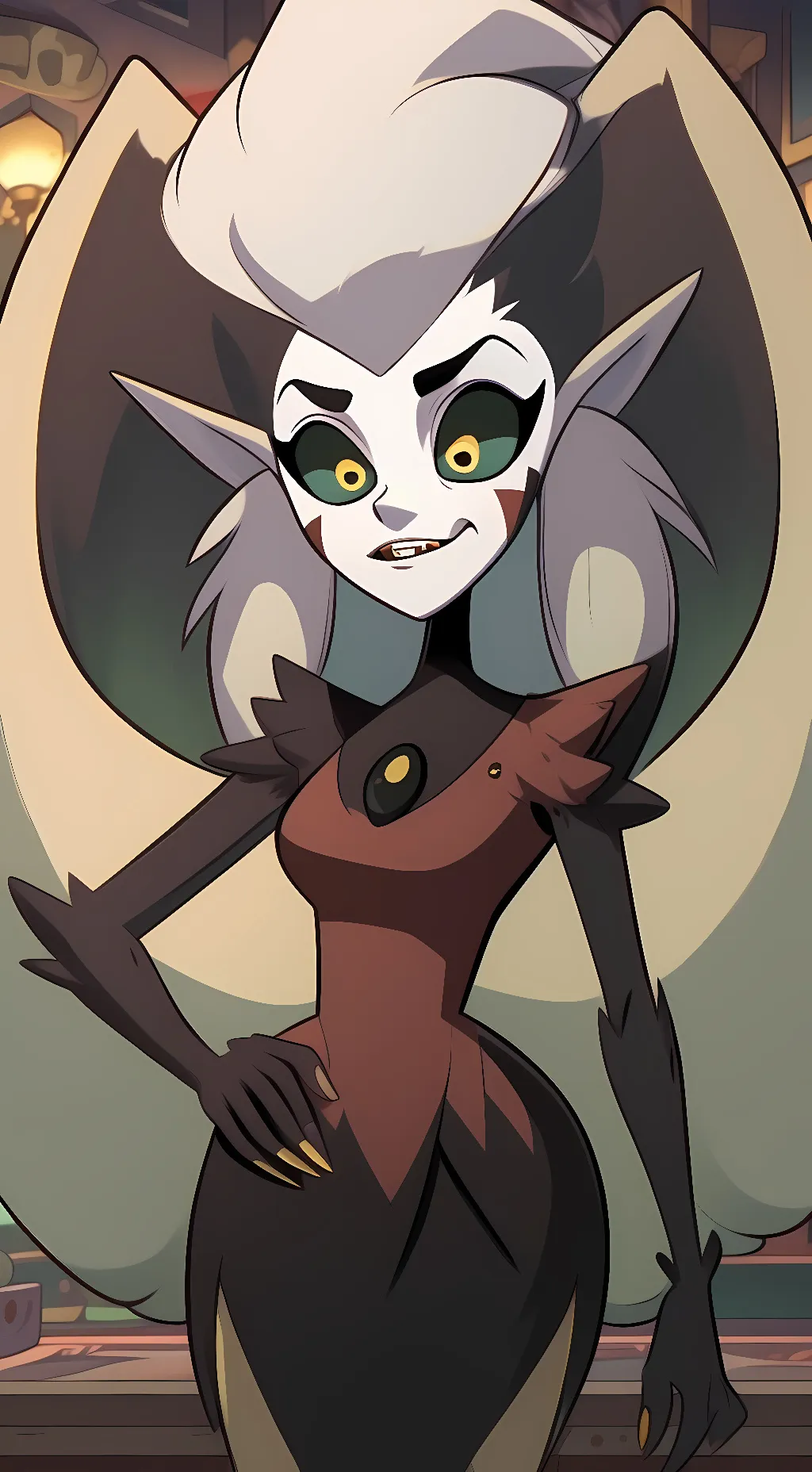 ai character: Harpy eda  background