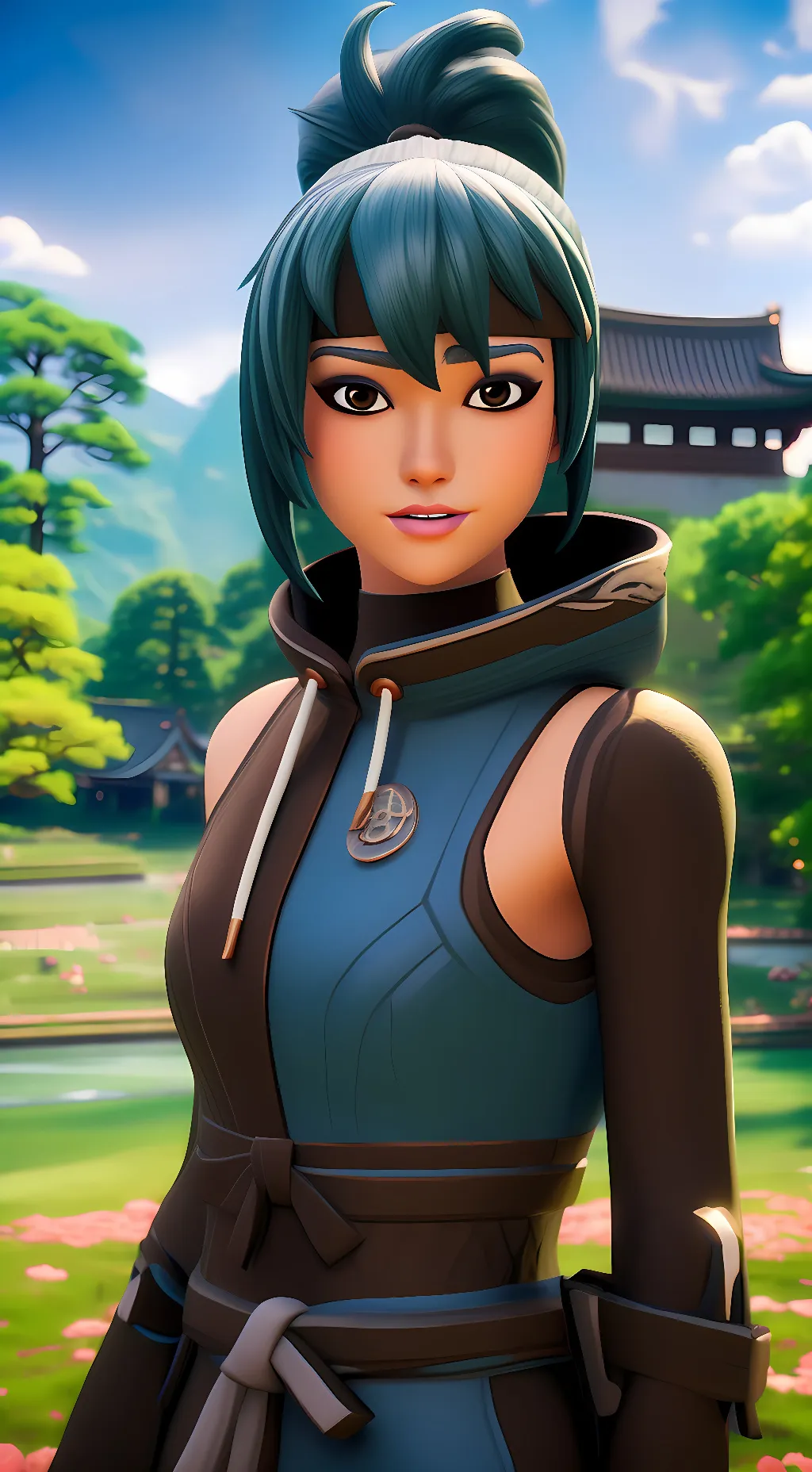 ai character: Shadow Blade Hope background