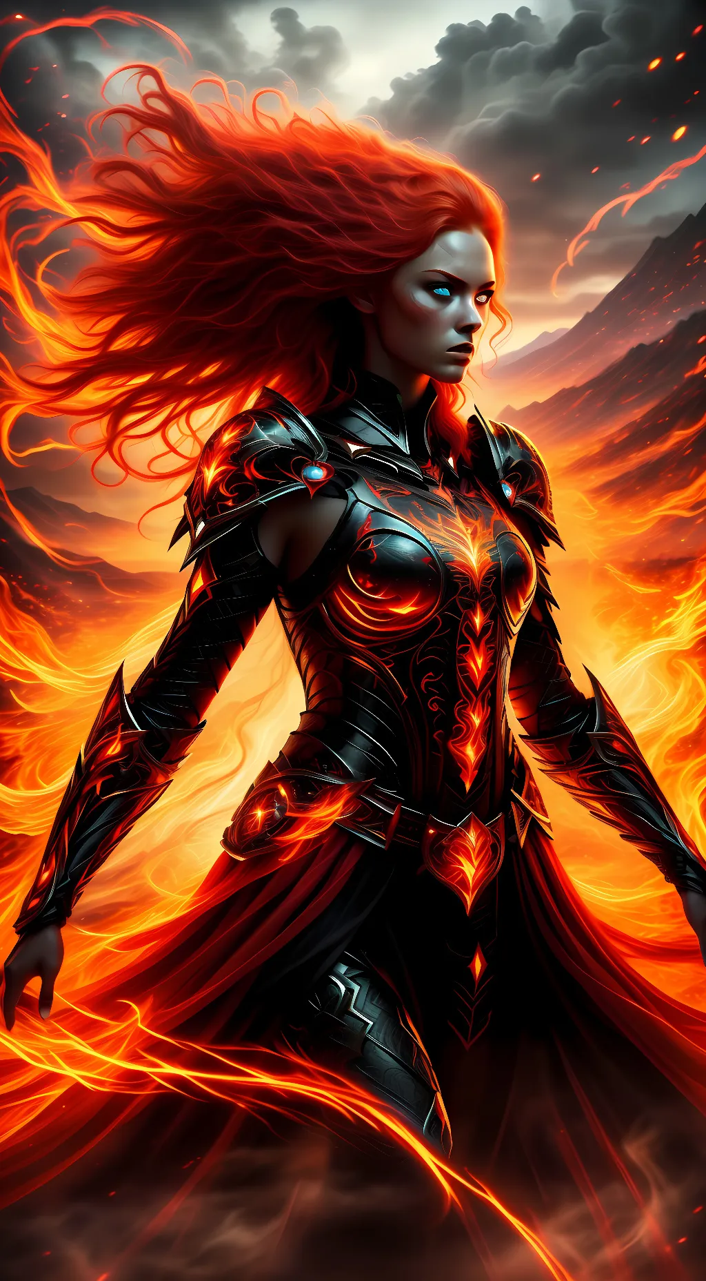 ai character: Cindara background