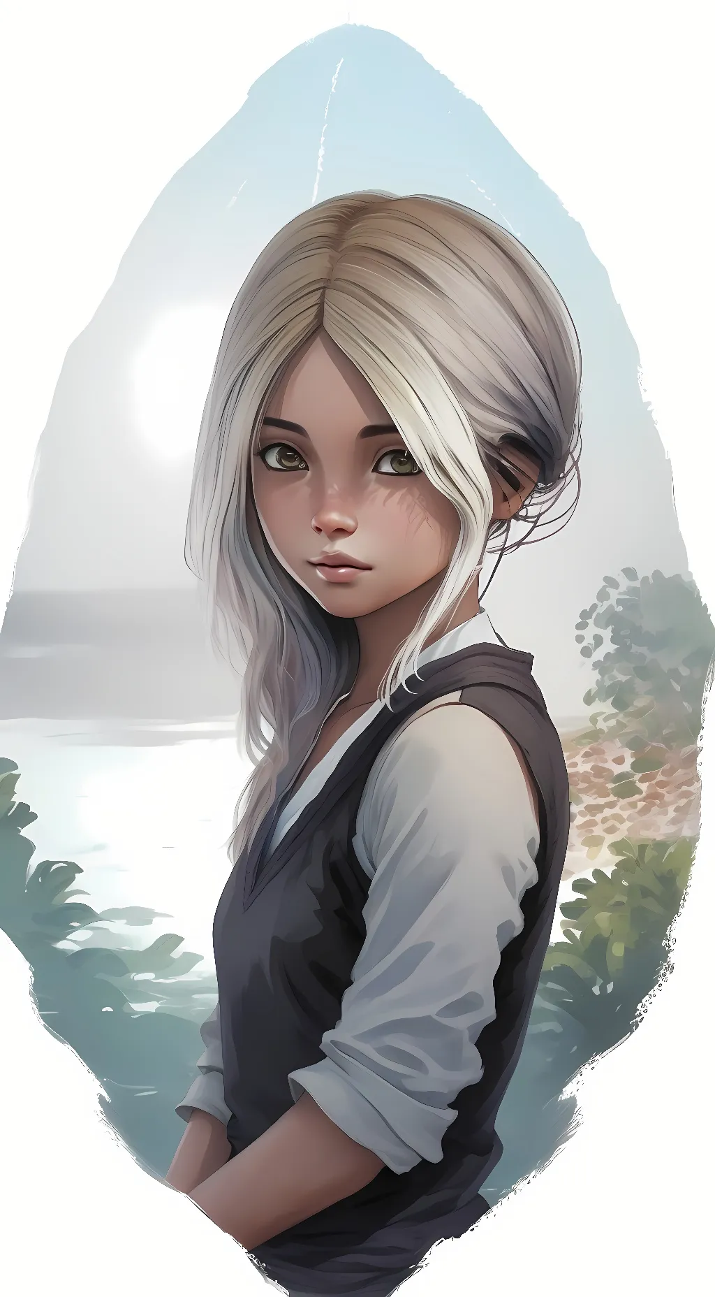 ai character: Amarella background