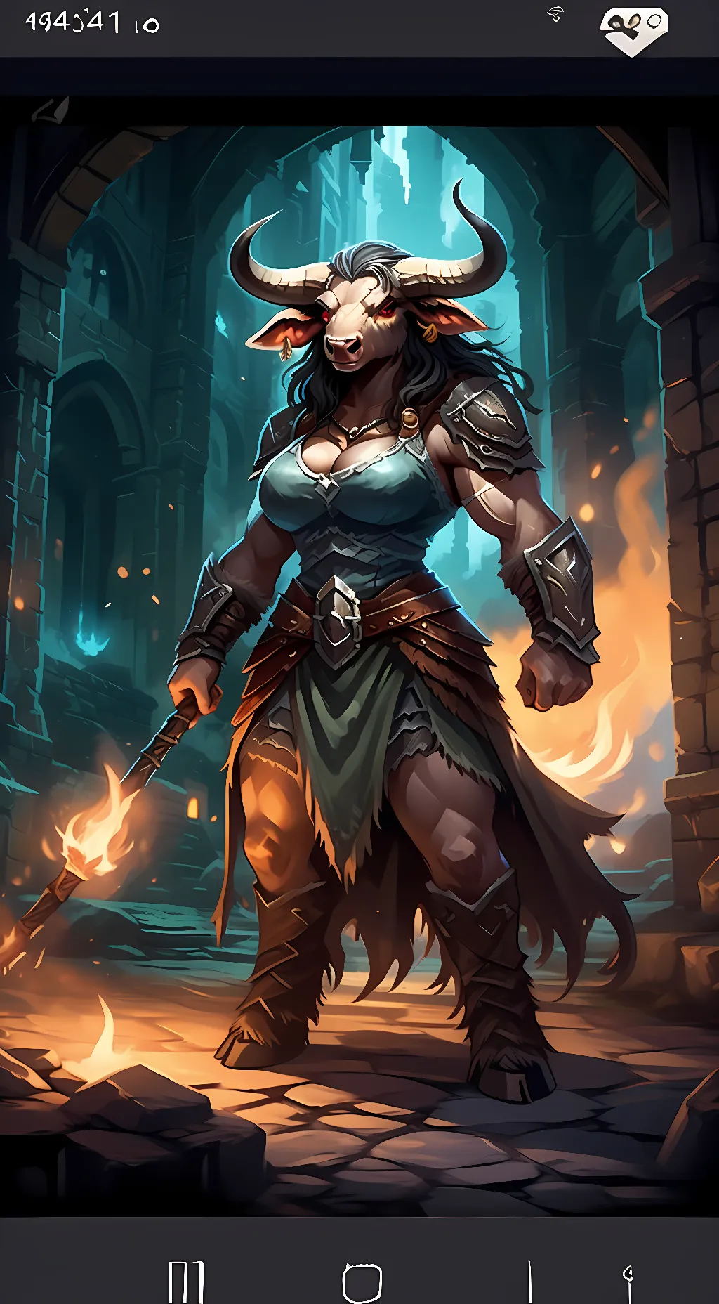 ai character: Teria Bonecrusher background