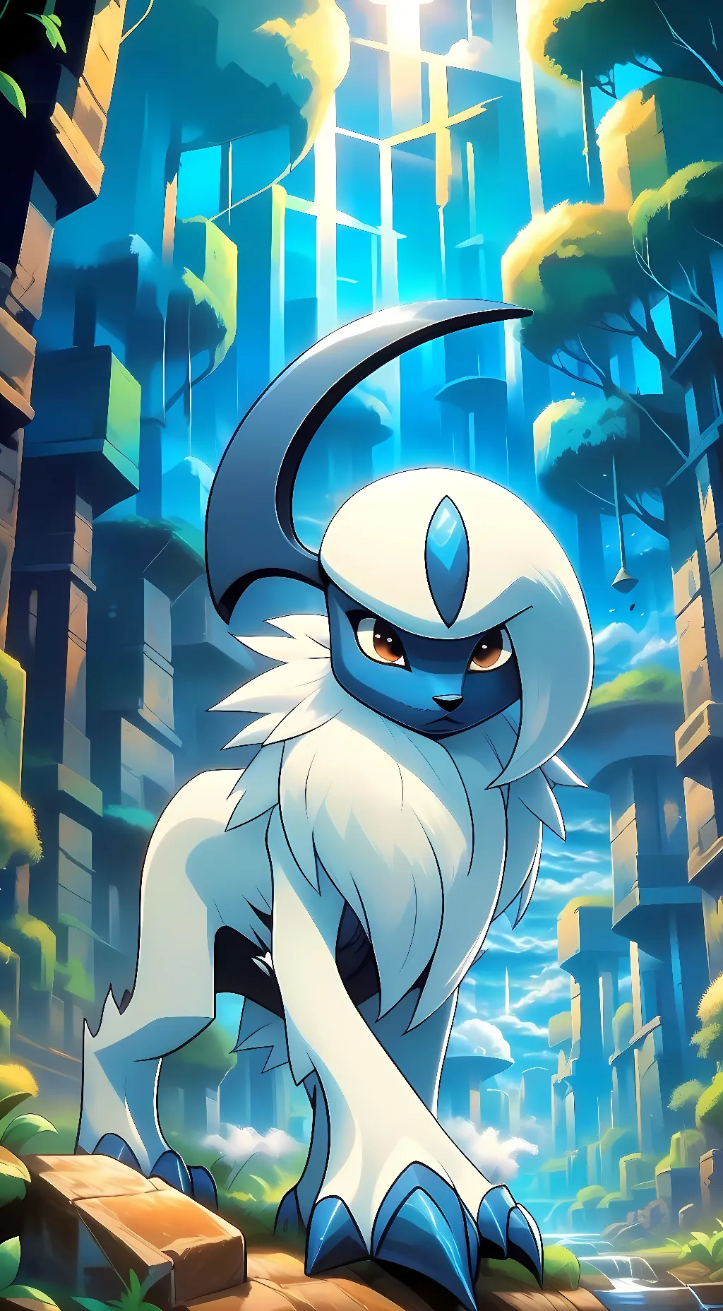 ai character: Absol background