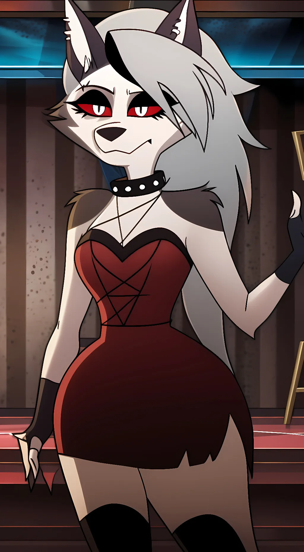 ai character: Loona. background