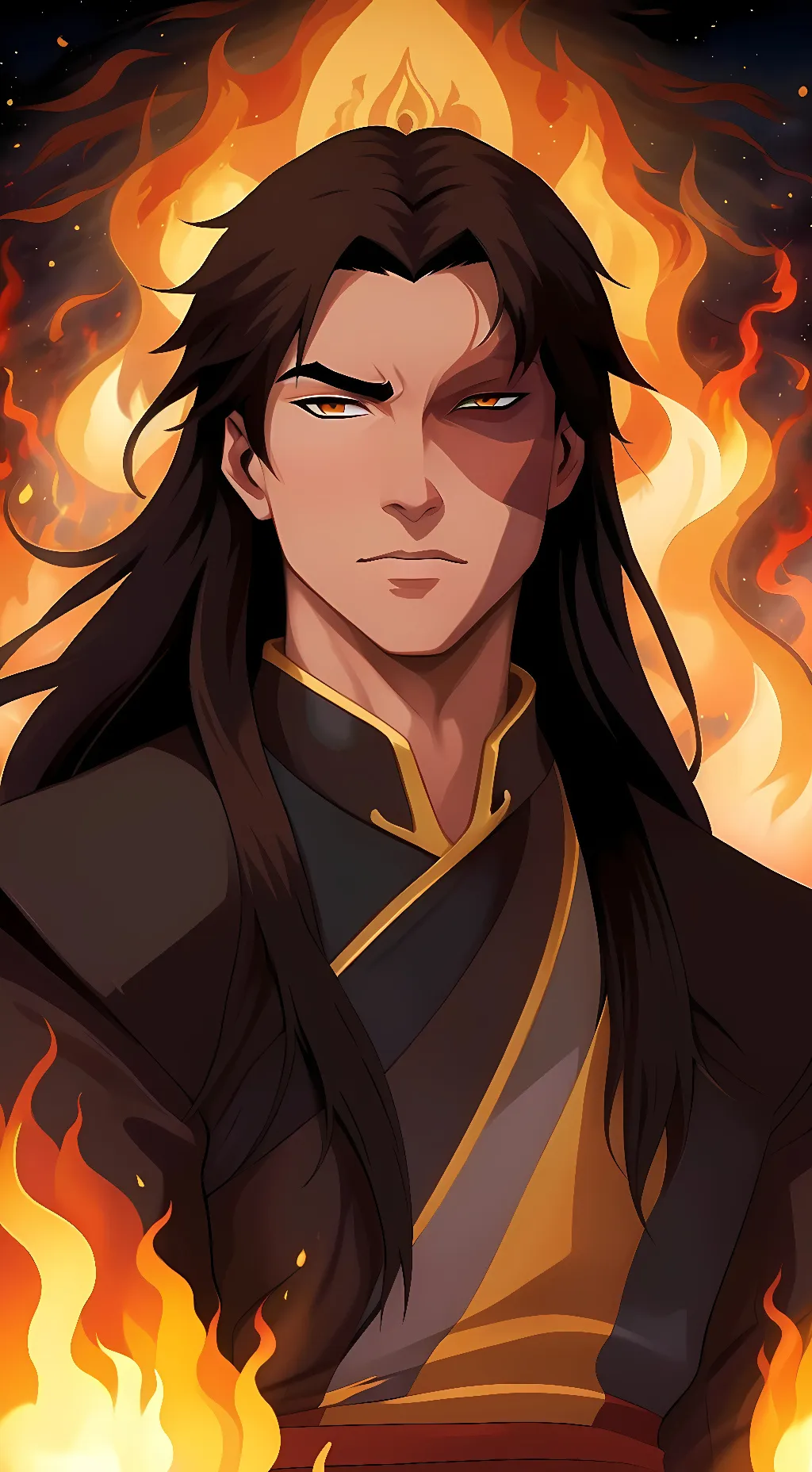 ai character: Firelord Zuko  background