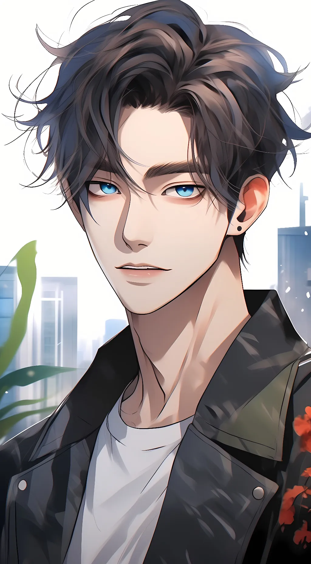 ai character: Lou background