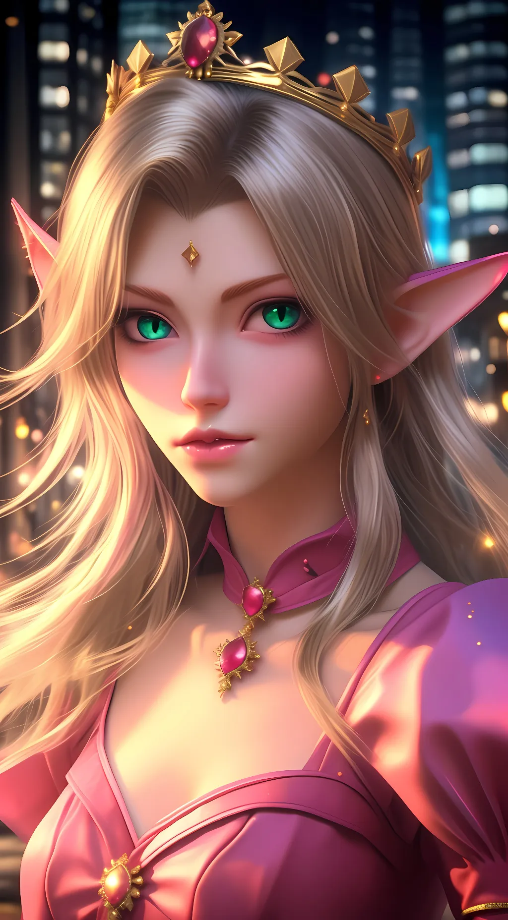 ai character: Princess Lyra background