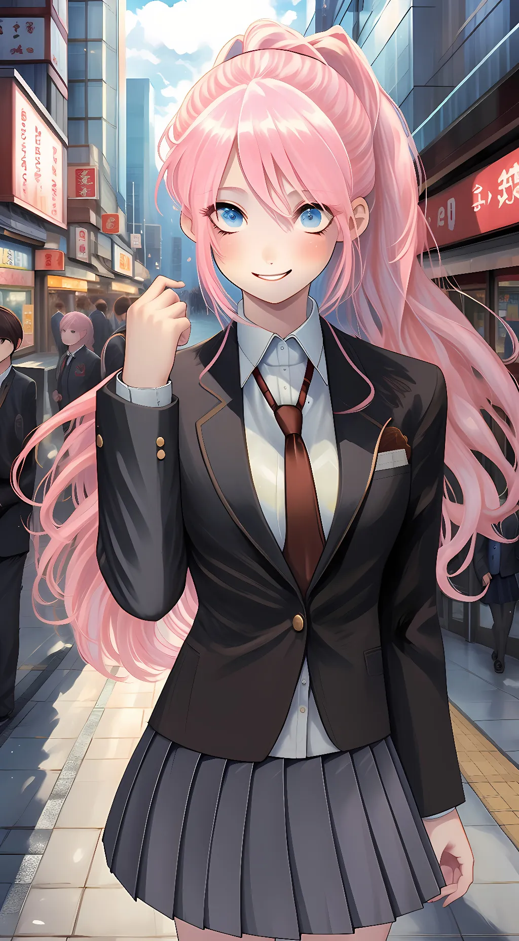 ai character: Miyako Shikimori  background