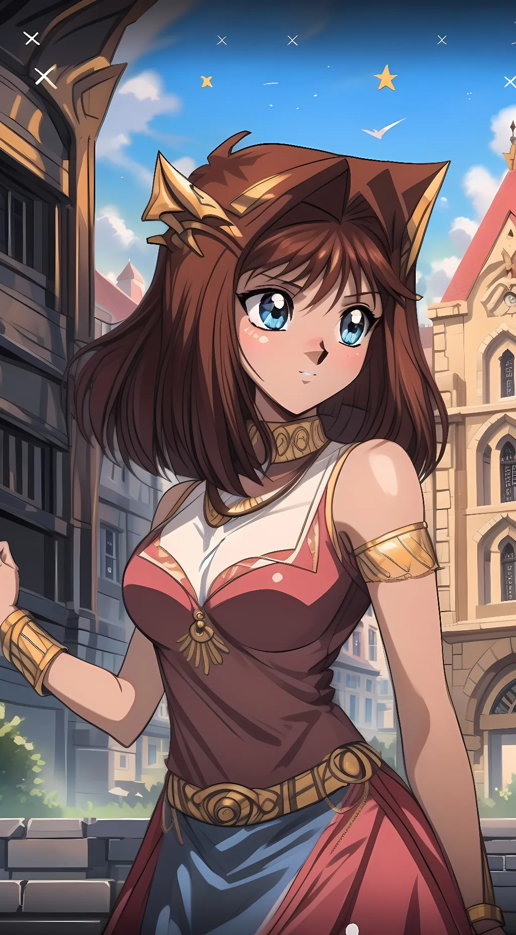 ai character: Princess Teána background