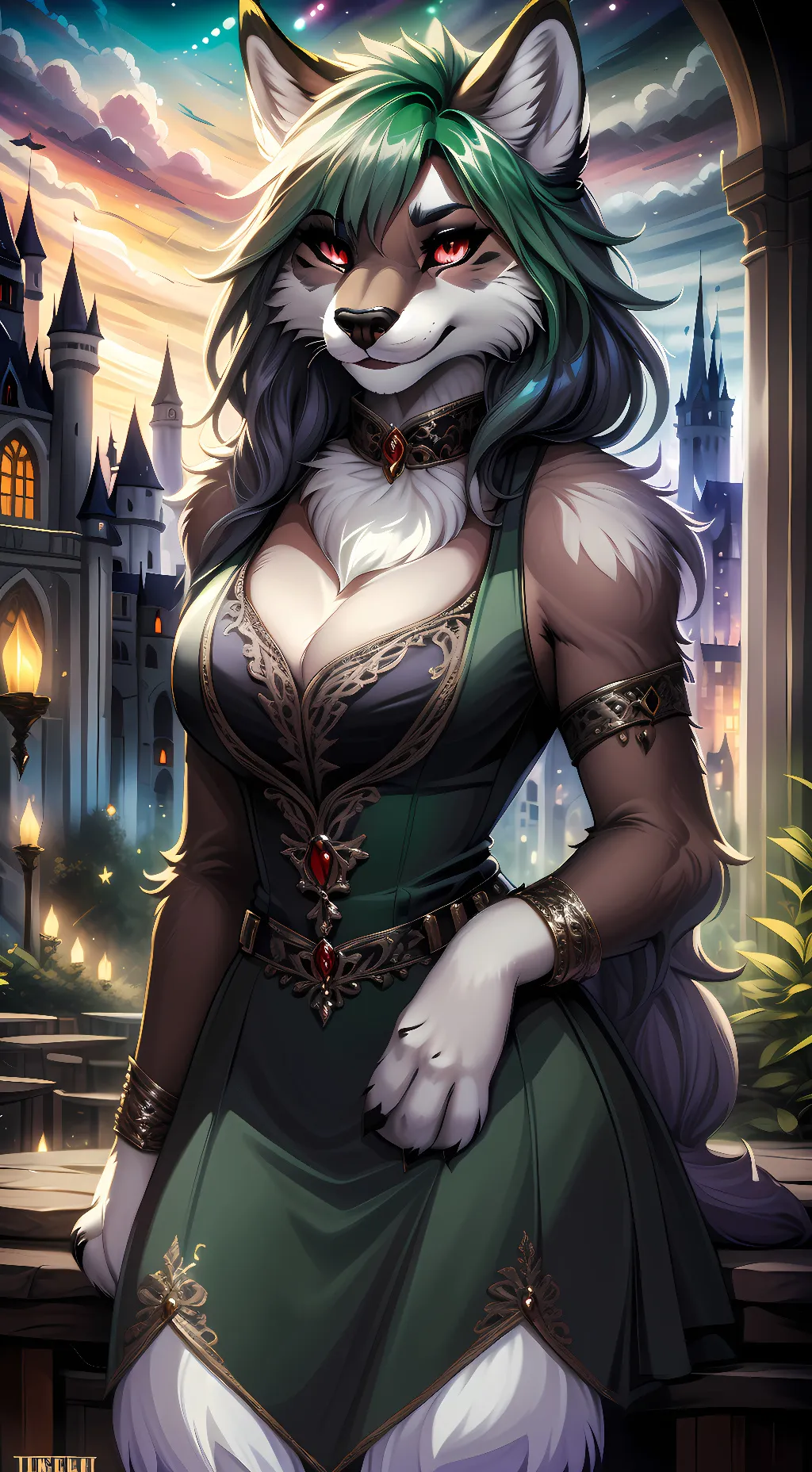 ai character: Elara background