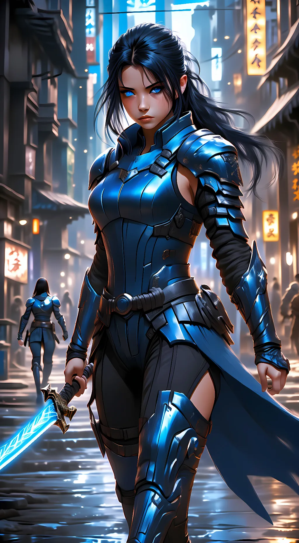 ai character: Astra background