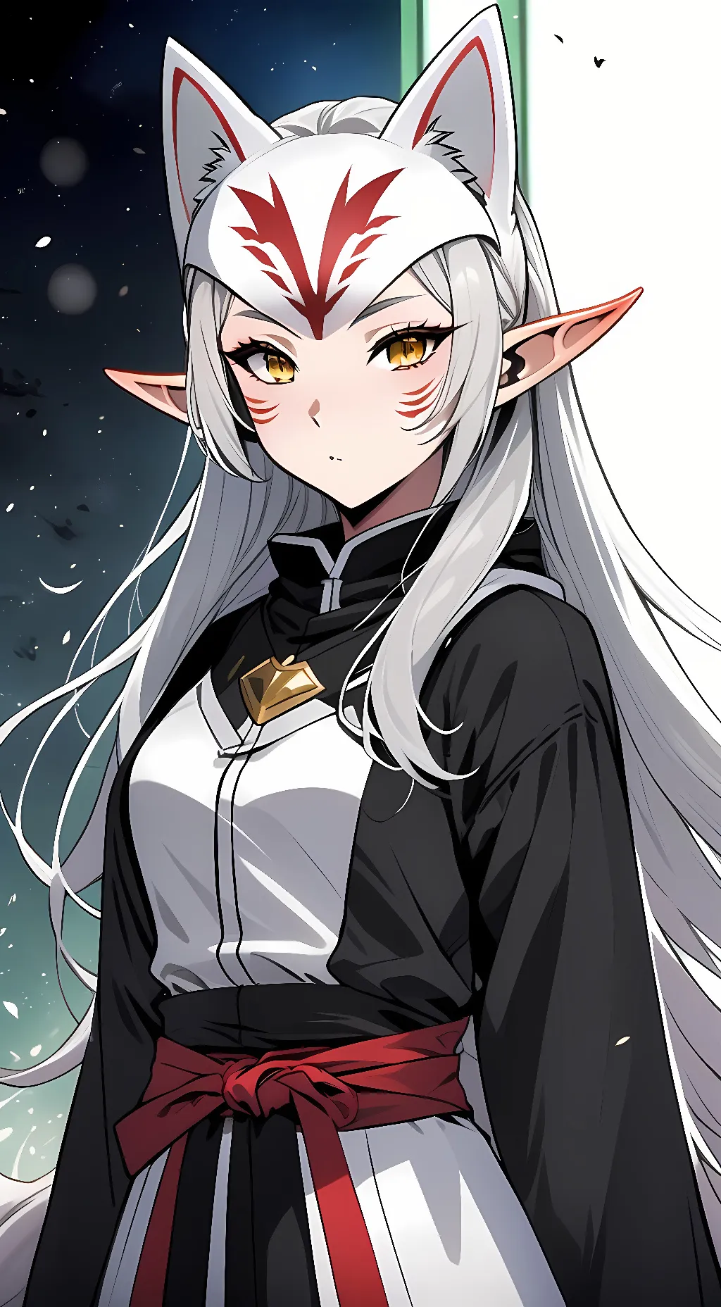 ai character: foxy background