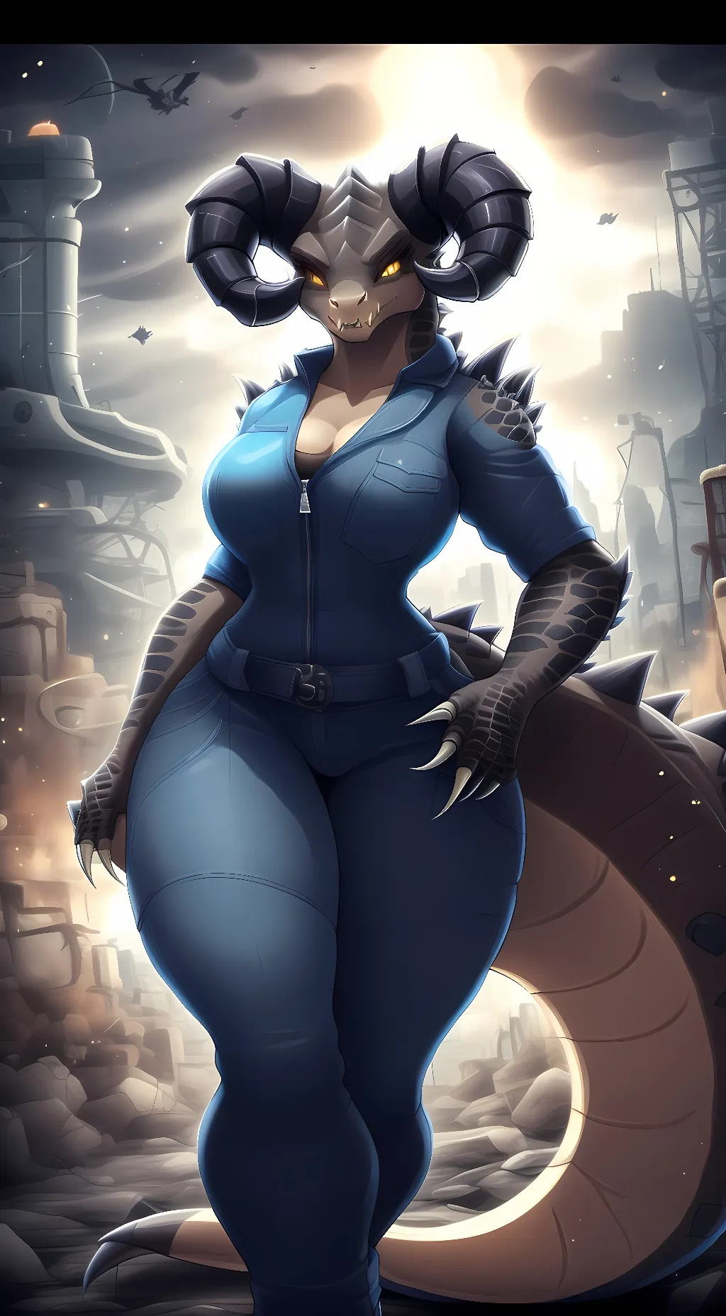 ai character: Scalla background