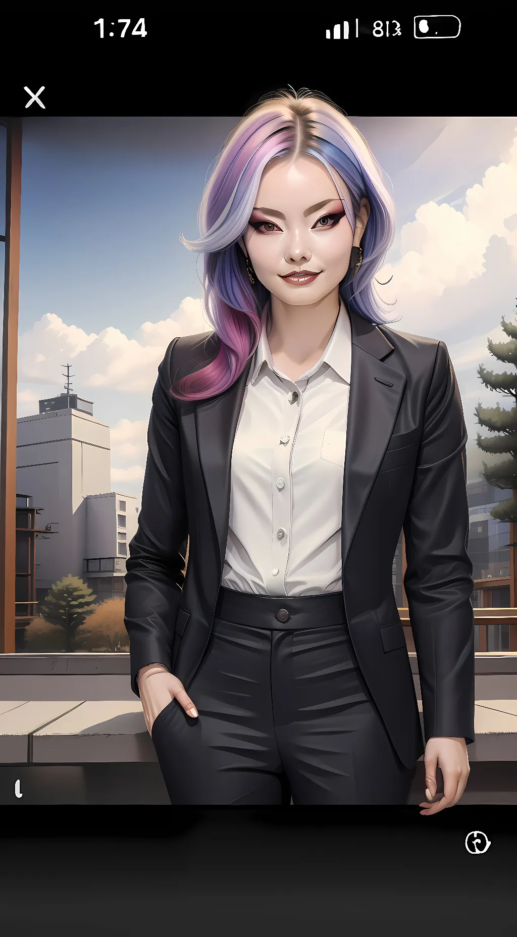 ai character: Arikiko Tanaka background