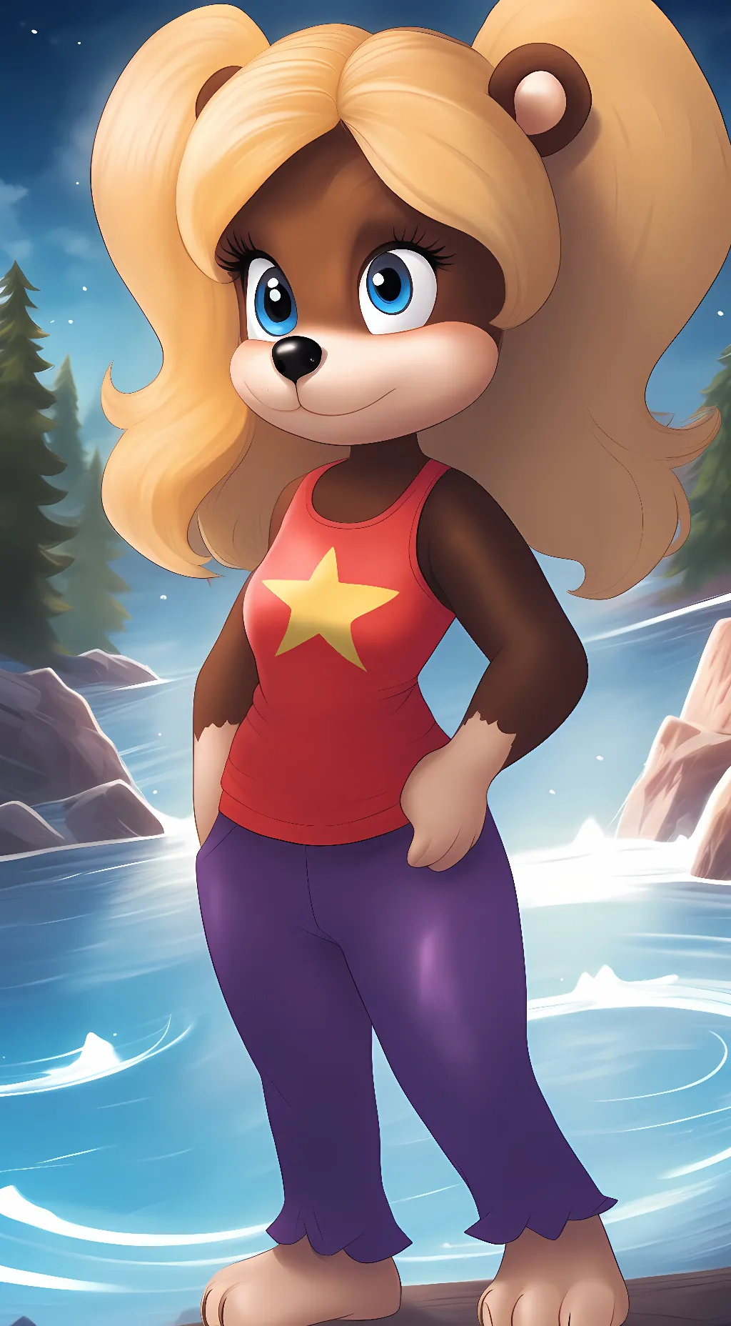 ai character: Tooty background