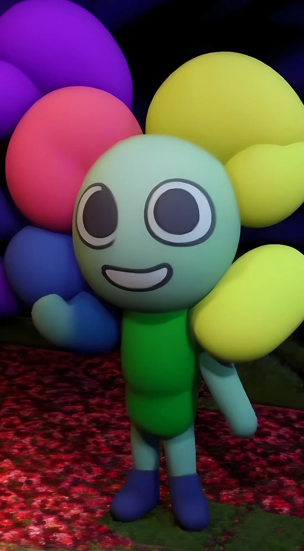 ai character: Dandy's world Game background