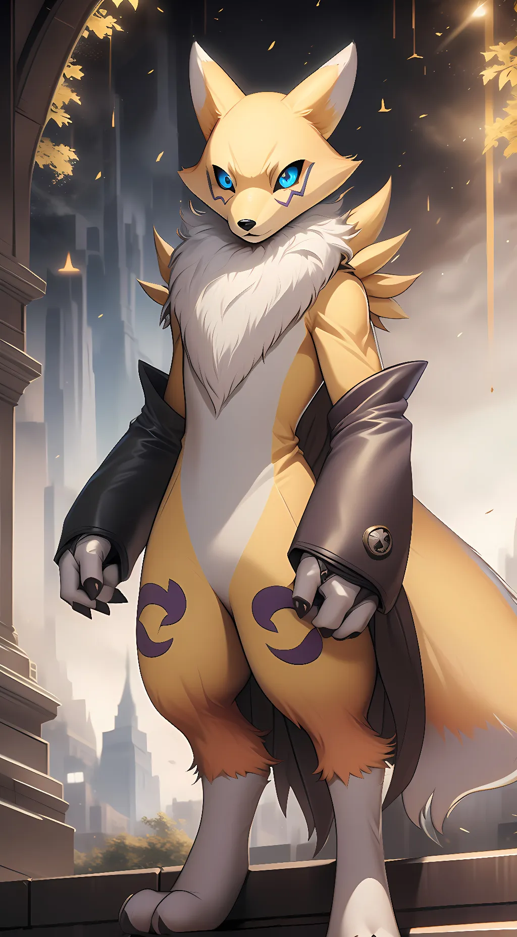 ai character: Renamon background
