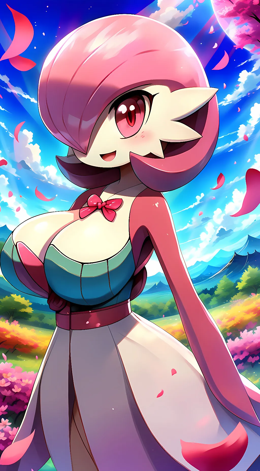 ai character: Gardevoir  background