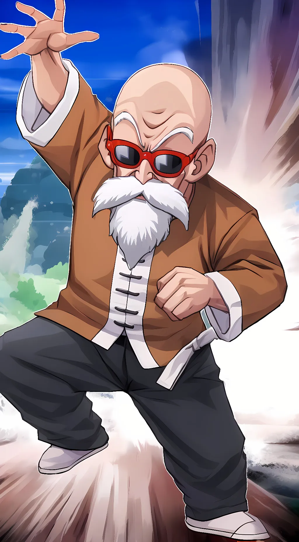 ai character: Ultimate Fighter background