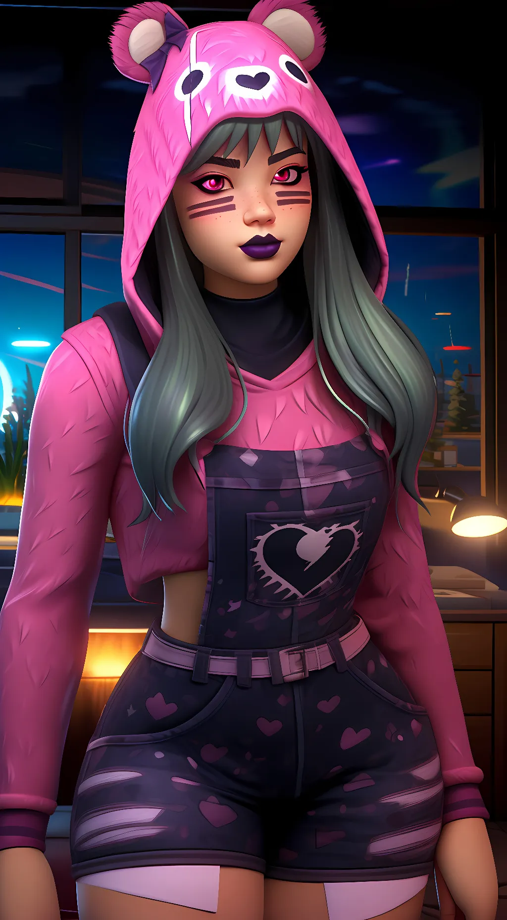 ai character: Syd(Fortnite) background