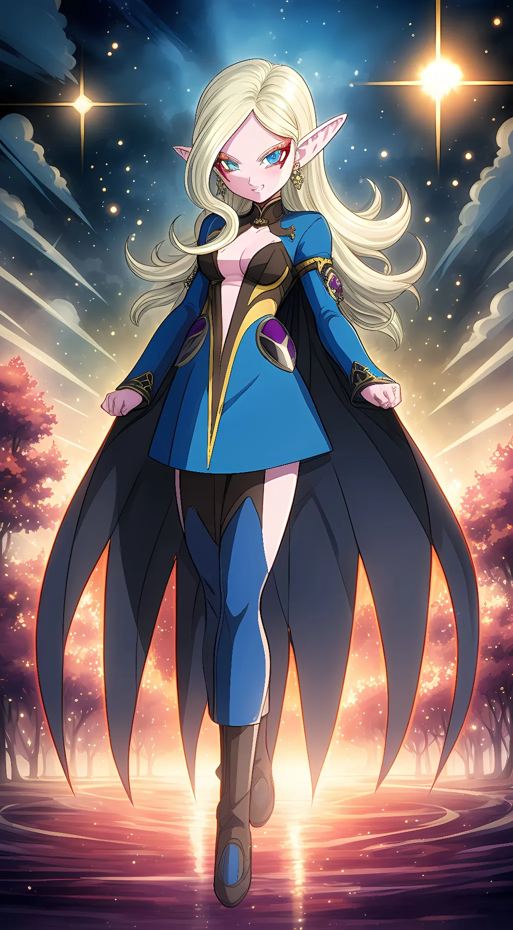 ai character: Aurora background