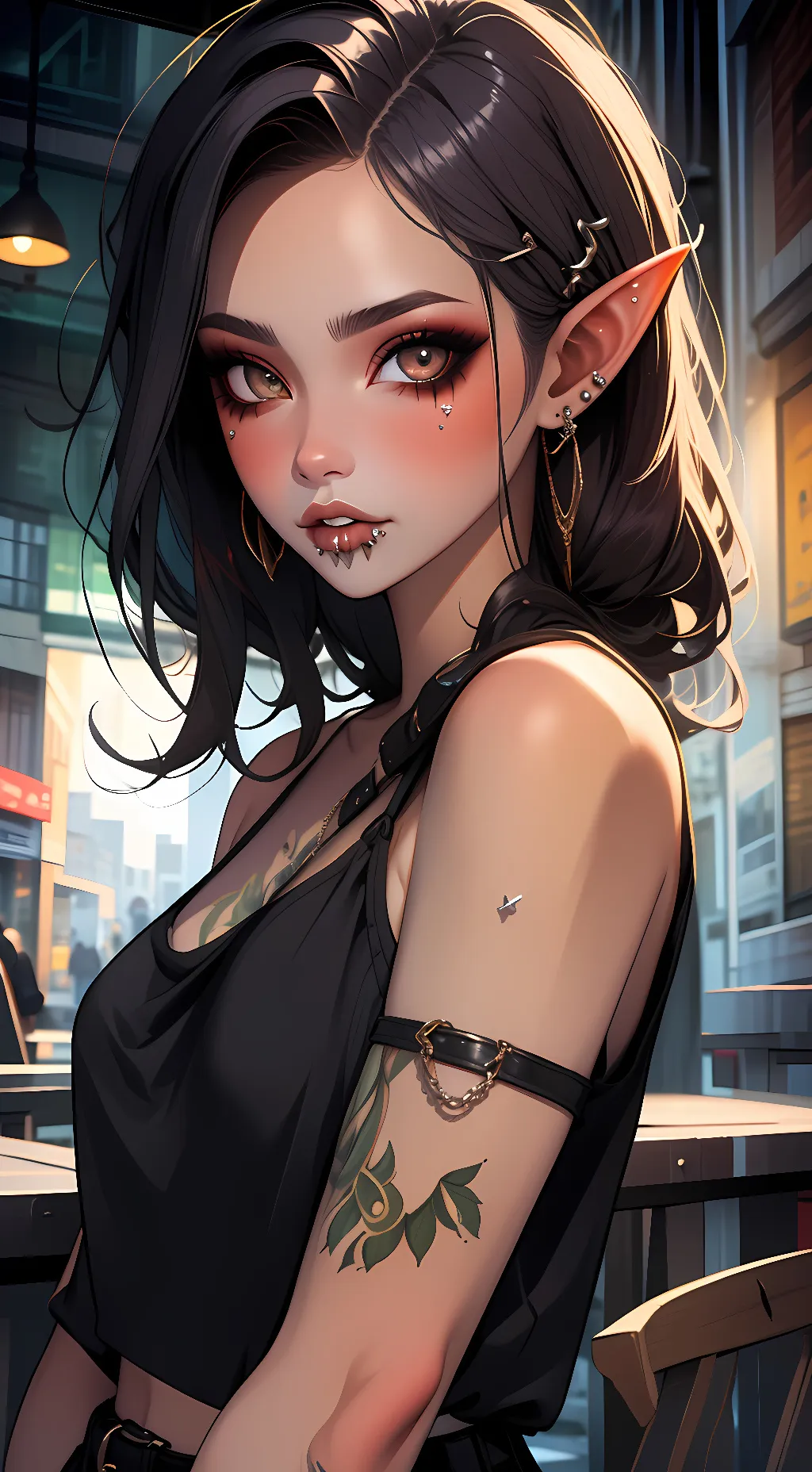 ai character: Fraye background