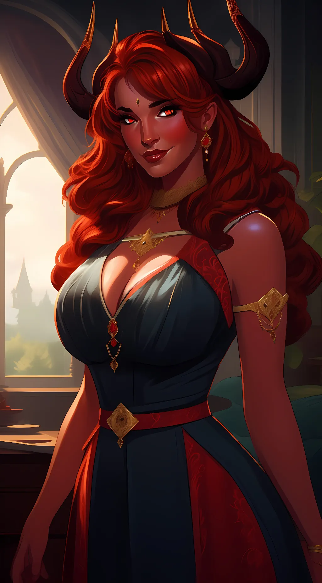 ai character: Marion Lavorre  background