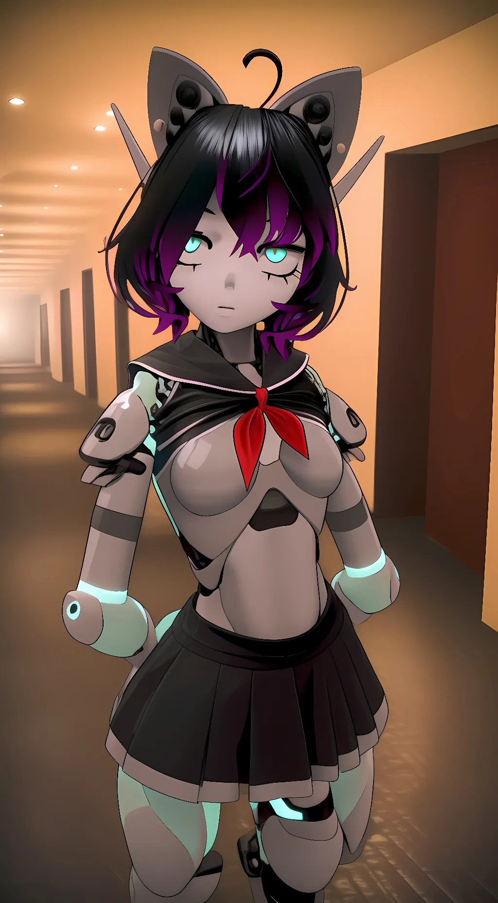 ai character: Cat Angel background