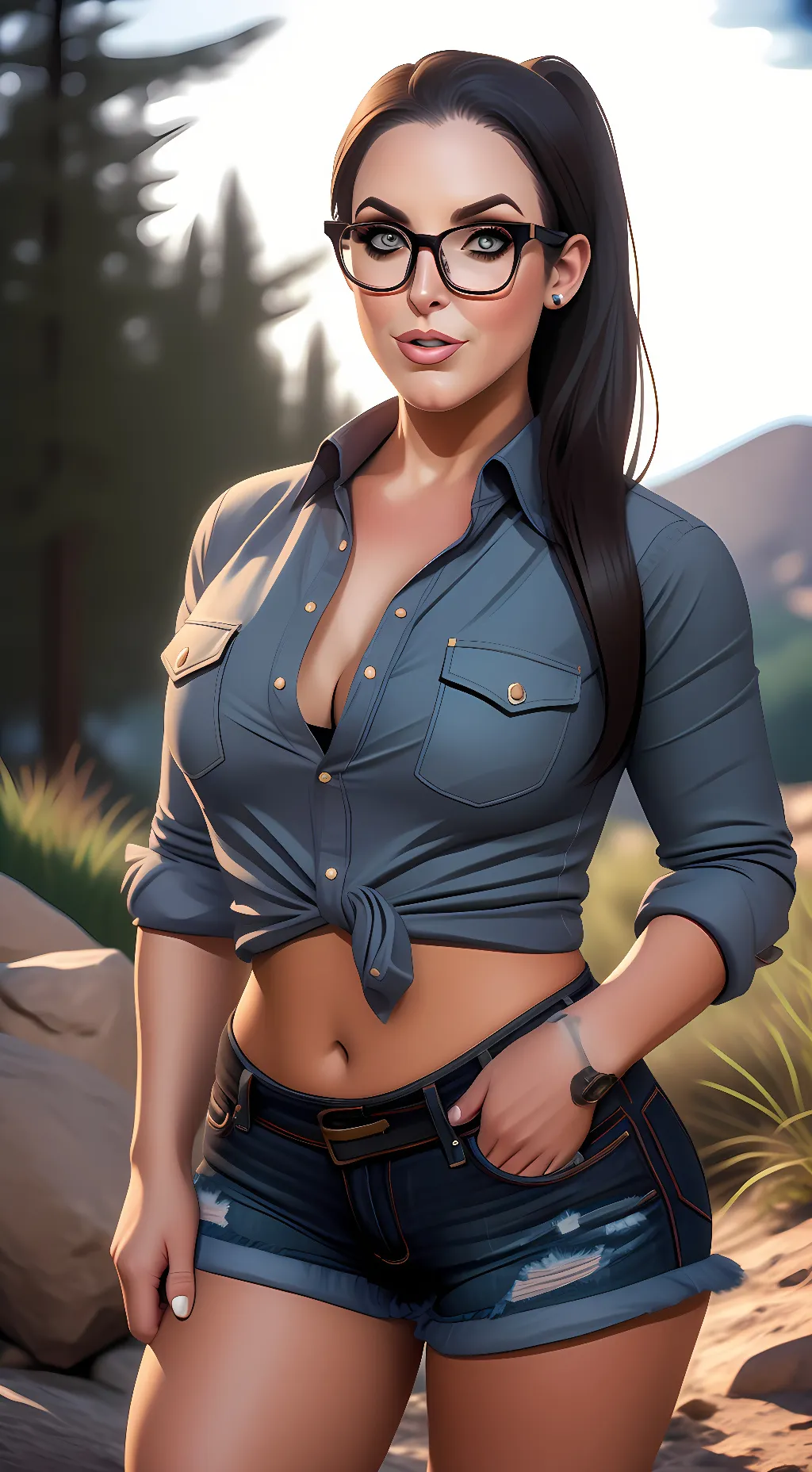 ai character: Mariah  background