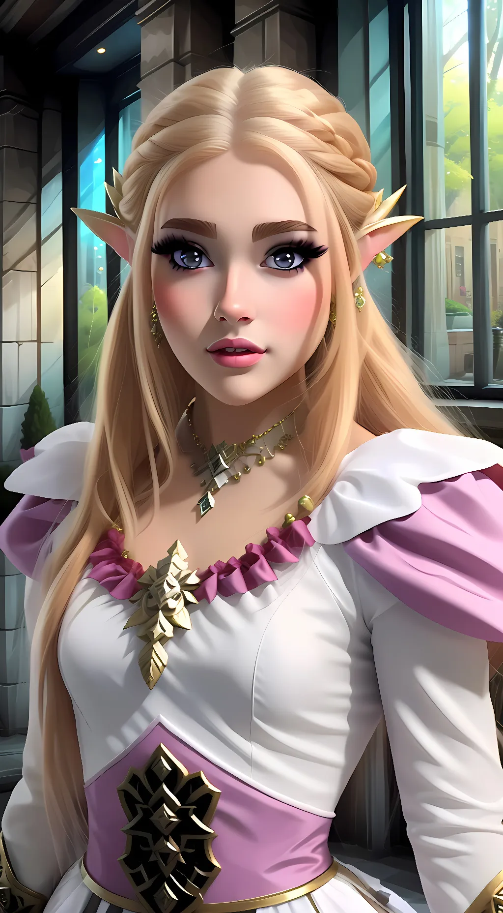 ai character: Zelda background