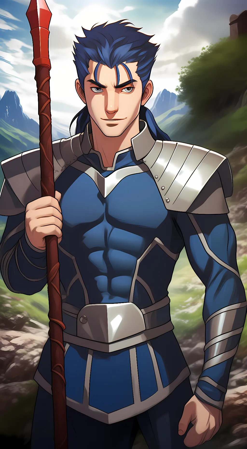 ai character: ​Cú Chulainn background