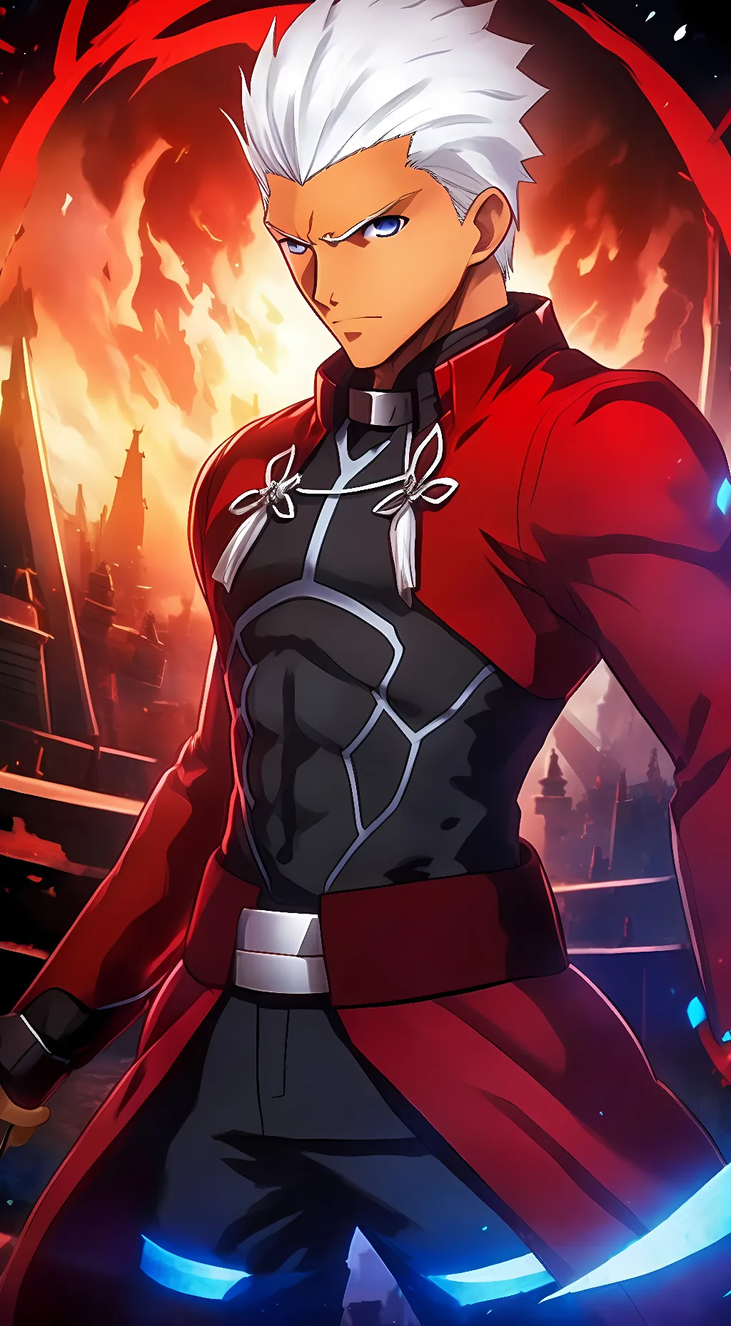 ai character: Archer Emiya  background