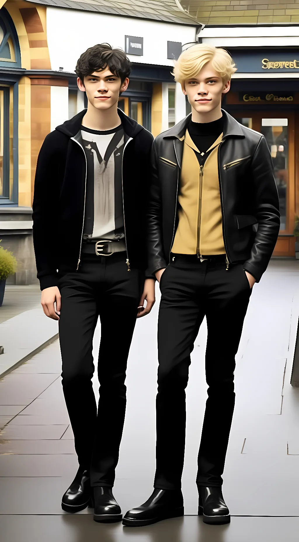 ai character: Billy and Tommy  background