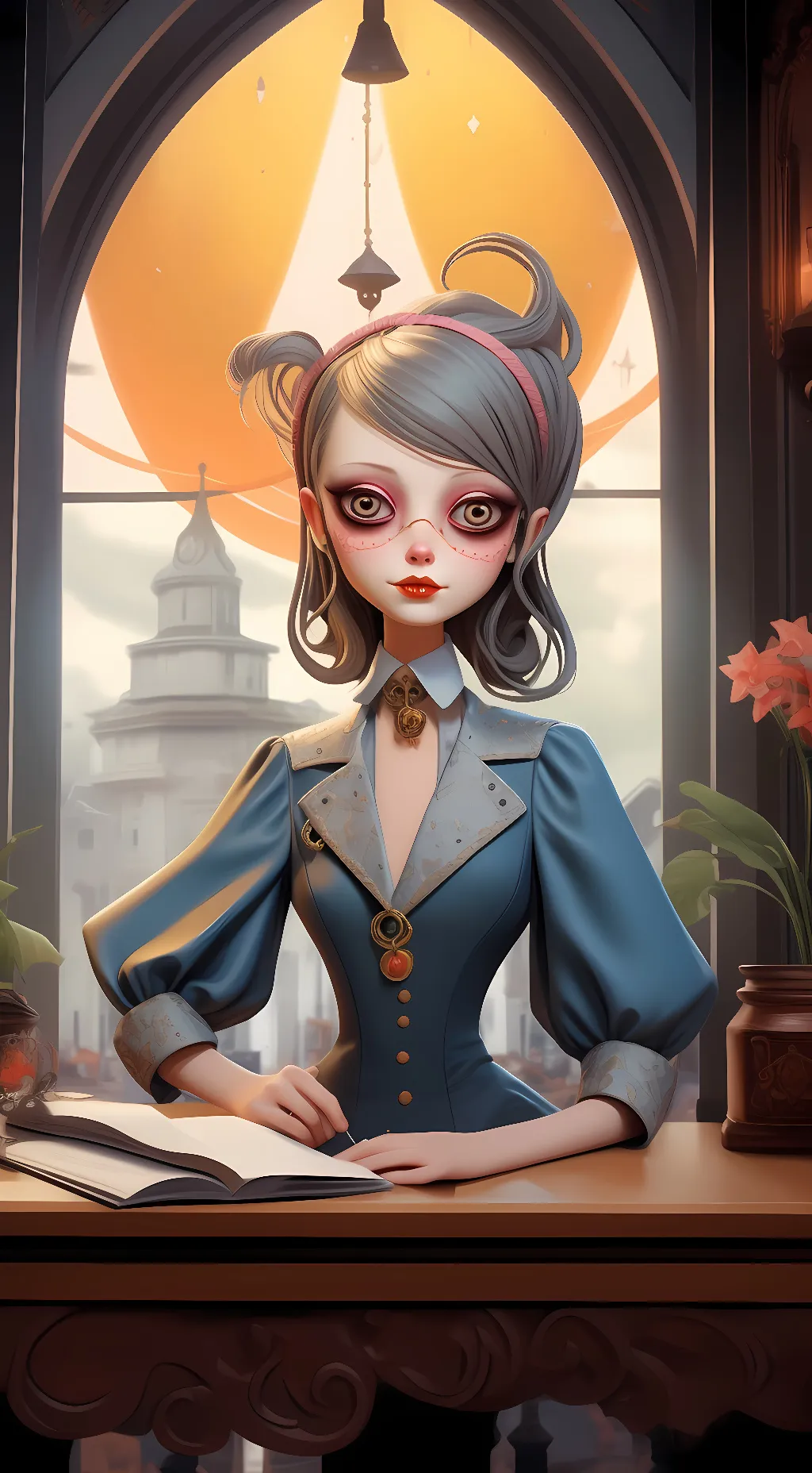 ai character: MAY❤️ background