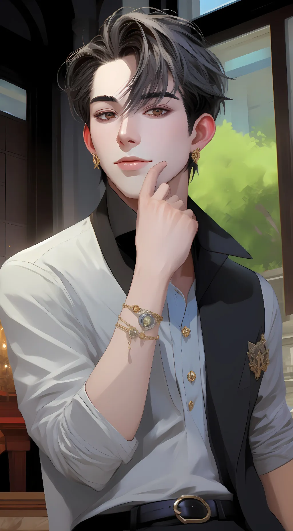 ai character: Andrew background